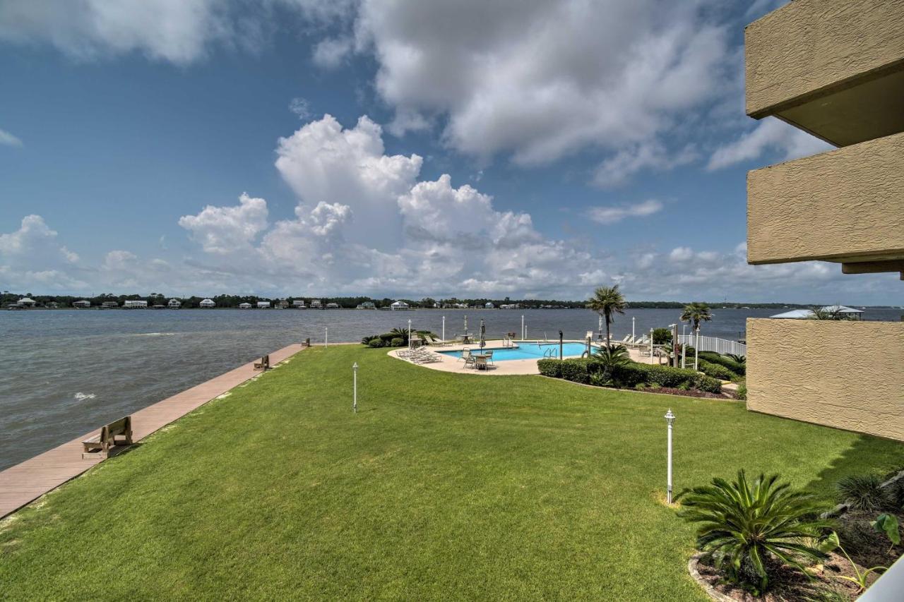 Waterfront Gulf Shores Condo With Patio, Pier And Pool Kültér fotó